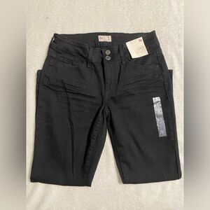 So Crop Low Rise Black Jeans